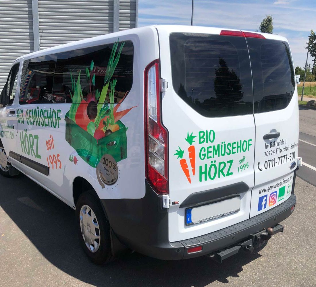 Bio-Gemüse Wagen